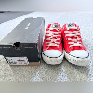 Converse All Star Low Top Orange Sneakers Size Men’s 8